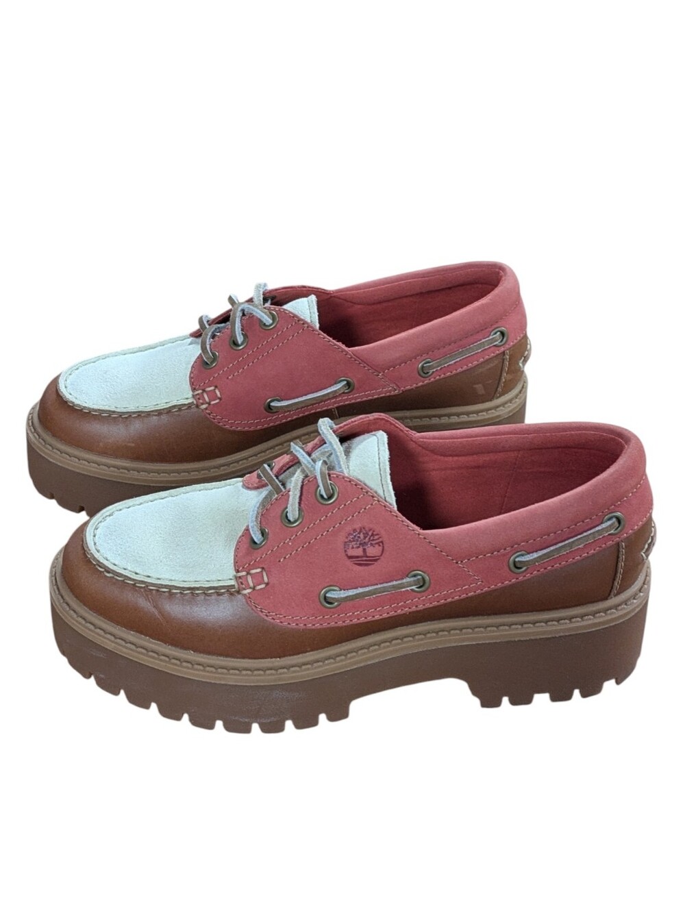 Timberland Stone Street Platform Boat Shoe Size 7